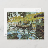 Carte Postale La Grenouillère - Claude Monet (Devant / Derrière)