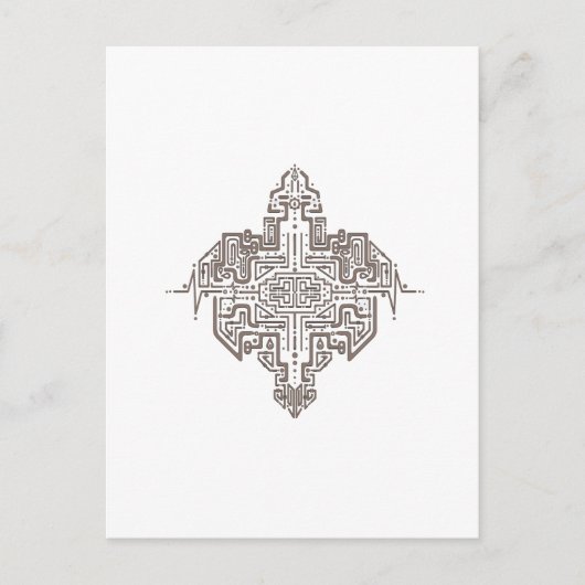 Carte Postale La grille Dernière (Devant)