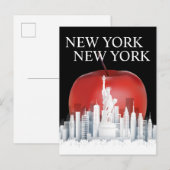 Carte Postale La grosse pomme New York City (Devant / Derrière)