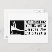 Carte Postale La gymnastique survit (Devant / Derrière)