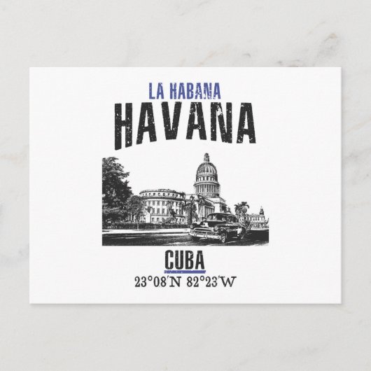 Carte Postale La Havane (Devant)