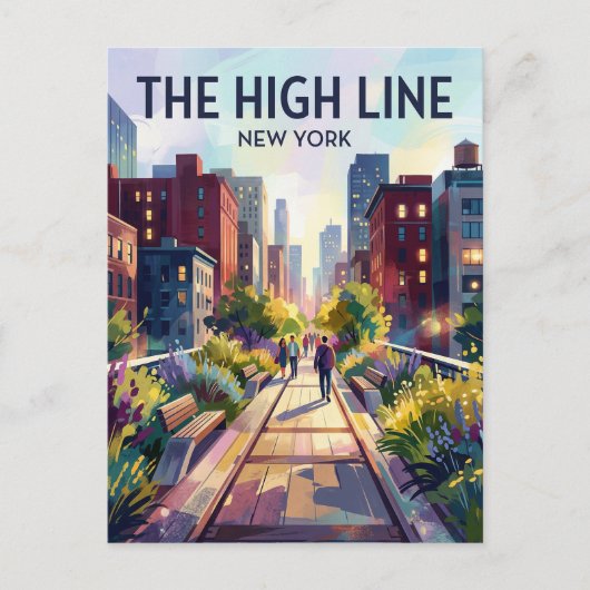 Carte Postale La High Line USA (Devant)