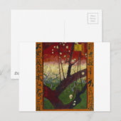 Carte Postale La japonaise de Van Gogh après Hiroshige (Devant / Derrière)