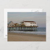 Carte Postale La jetée à Old Orchard Beach, Maine (Devant / Derrière)