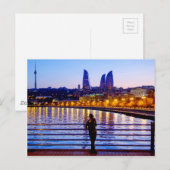Carte Postale La jetée de Bakou (Devant / Derrière)