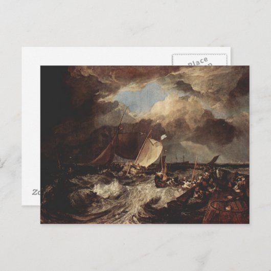 Carte Postale La jetée de Calais (Devant / Derrière)