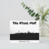 Carte Postale La jetée en acier (Debout devant)