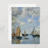 Carte Postale La Jetty à High Tide, Trouville (Devant / Derrière)