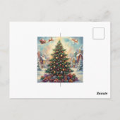 Carte Postale La joie de la forêt de Noël (Dos)