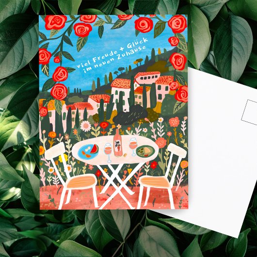 Carte Postale La Joie de la nouvelle maison