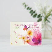 Carte Postale La joie du Seigneur est ma force (Debout devant)