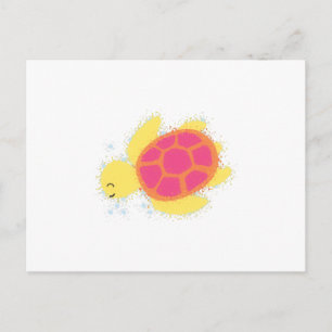 Carte Postale La jolie tortue de mer