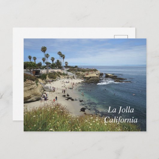 Carte Postale La Jolla Cove en Californie (Devant / Derrière)
