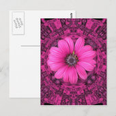 CARTE POSTALE LA JOURNÉE ROSE (Devant / Derrière)