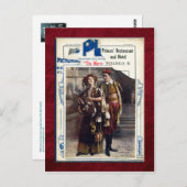 Carte Postale La joyeuse veuve (Devant / Derrière)