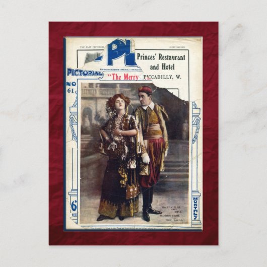 Carte Postale La joyeuse veuve (Devant)