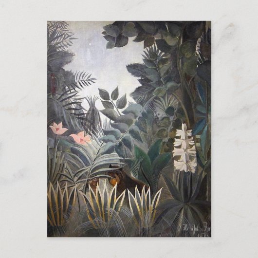 Carte Postale La jungle équatoriale (Devant)