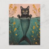 Carte Postale La Kitty Sirène (Devant)
