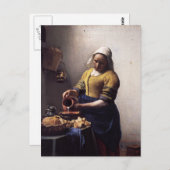 Carte Postale La Laitière (Devant / Derrière)