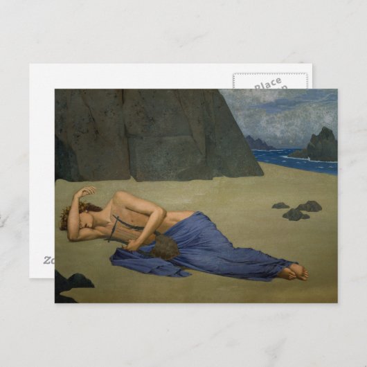 Carte Postale La Lamentation d'Orphée (Devant / Derrière)