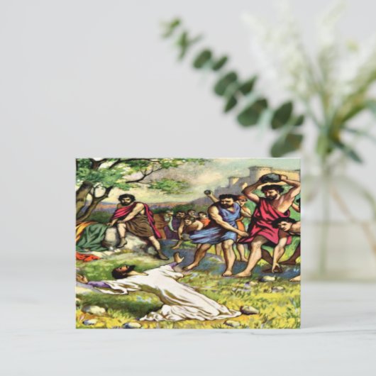 Carte Postale La lapidation (Debout devant)