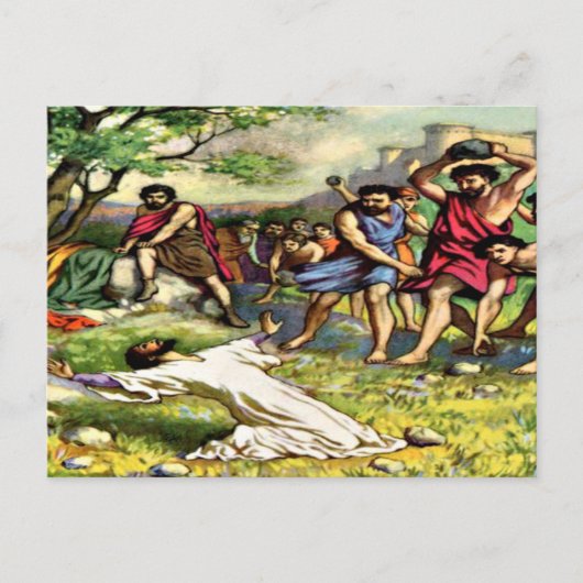 Carte Postale La lapidation (Devant)