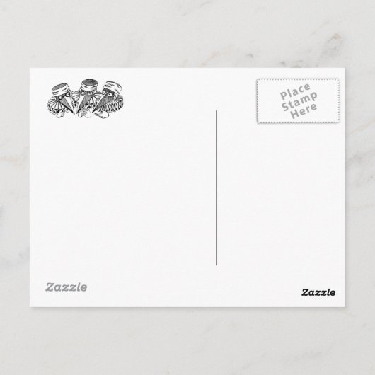 Carte Postale La leçon d'anatomie (Dos)