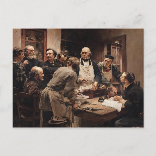 Carte Postale La leçon de Claude Bernard (Devant)
