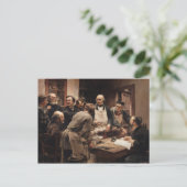 Carte Postale La leçon de Claude Bernard (Debout devant)