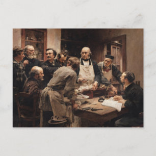 Carte Postale La leçon de Claude Bernard