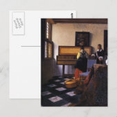 Carte Postale La leçon de musique (Devant / Derrière)