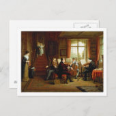 Carte Postale La leçon de musique (Devant / Derrière)