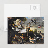 Carte Postale La leçon de musique (Devant / Derrière)