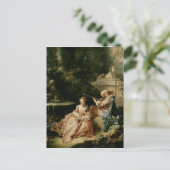 Carte Postale La leçon de musique, 1749 (Debout devant)