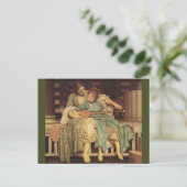 Carte Postale La leçon de musique Art pré-Raphaélite (Debout devant)