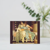 Carte Postale La leçon de musique de Frederic Leighton (Debout devant)