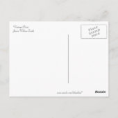 Carte Postale La leçon de piano (Dos)