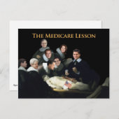 Carte Postale La leçon sur l'assurance maladie (Devant / Derrière)