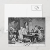 Carte Postale La lecture de la Bible (Devant / Derrière)