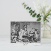 Carte Postale La lecture de la Bible (Debout devant)