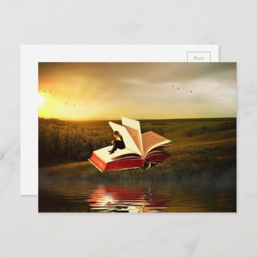 Carte Postale La lecture est magique - Customisez-moi ! (Devant / Derrière)