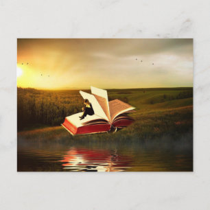 Carte Postale La lecture est magique - Customisez-moi !