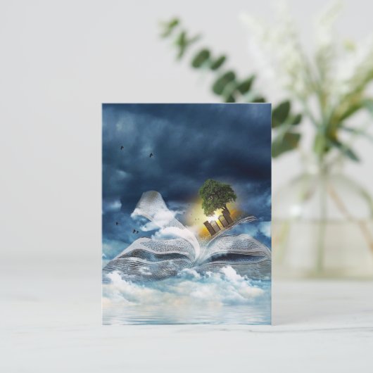 Carte Postale La lecture est paradisiaque - Customisez-moi ! (Debout devant)