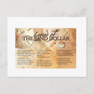 Carte Postale La légende du dollar de sable