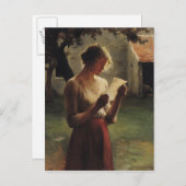 Carte Postale La lettre (Devant / Derrière)