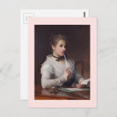 Carte Postale La lettre d'amour (Devant / Derrière)