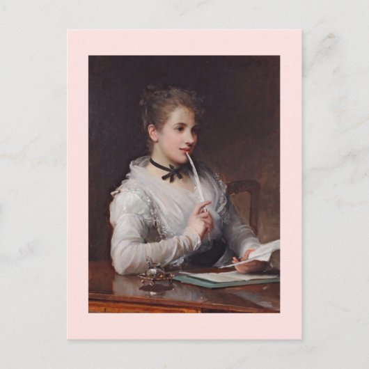 Carte Postale La lettre d'amour (Devant)