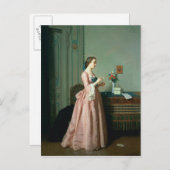 Carte Postale La lettre d'amour (Devant / Derrière)