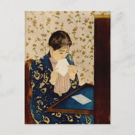 Carte Postale La Lettre de Mary Cassatt (vers 1891) (Devant)