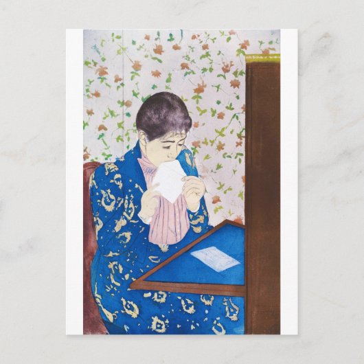 Carte Postale La Lettre, Mary Cassatt (Devant)